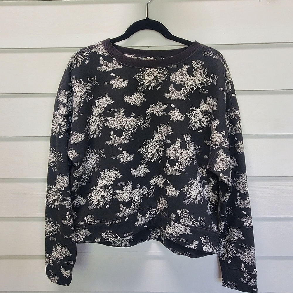 Universal thread sweater Size L Color gray & white cream